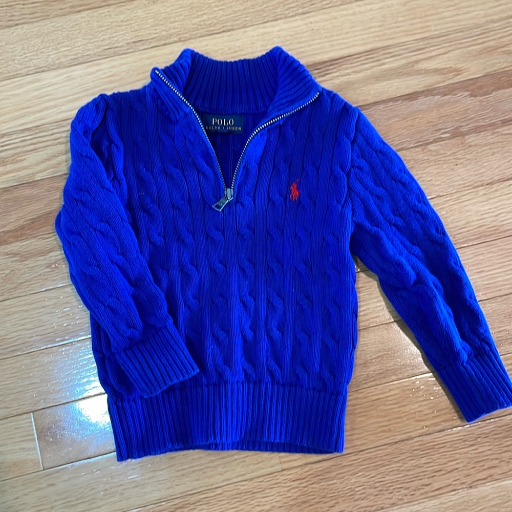 Quarter zip sweater